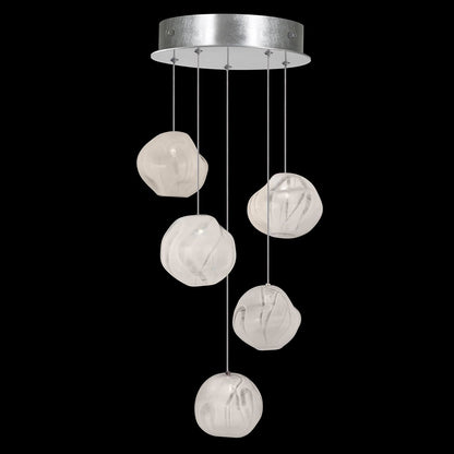 Vesta 5 Light 12" Wide LED Abstract Multi Light Pendant