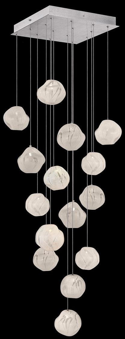 Vesta 15 Light 19" Wide LED Abstract Multi Light Pendant