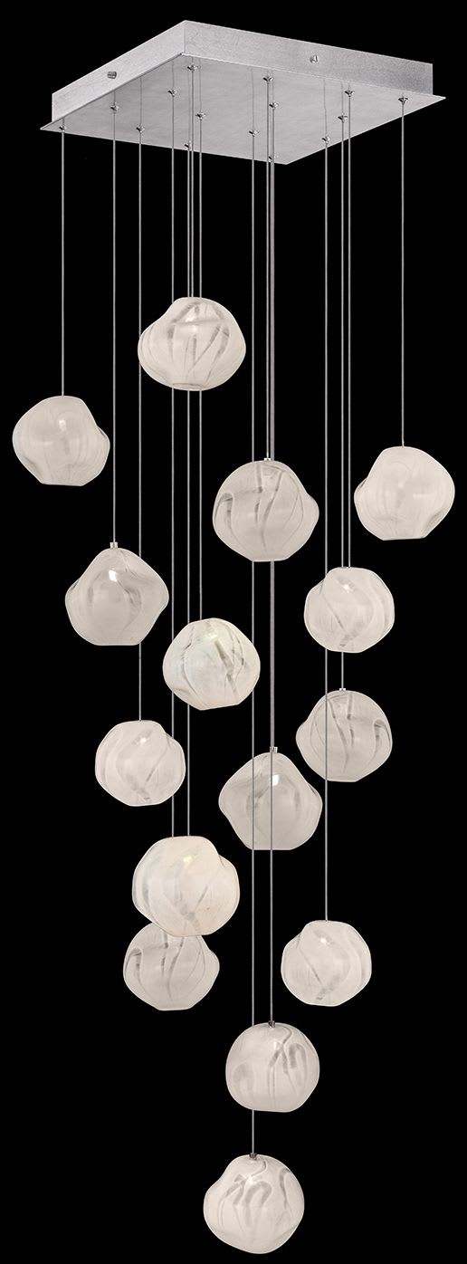 Vesta 15 Light 19" Wide LED Abstract Multi Light Pendant