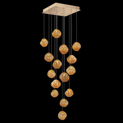Vesta 15 Light 19" Wide LED Abstract Multi Light Pendant