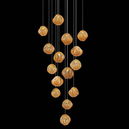 Vesta 15 Light 19" Wide LED Abstract Multi Light Pendant