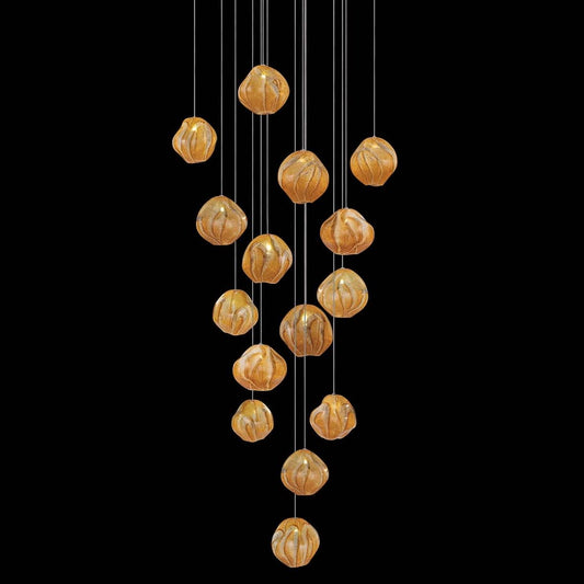 Vesta 15 Light 19" Wide LED Abstract Multi Light Pendant