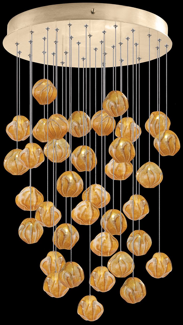 Vesta 36 Light 34" Wide LED Abstract Multi Light Pendant