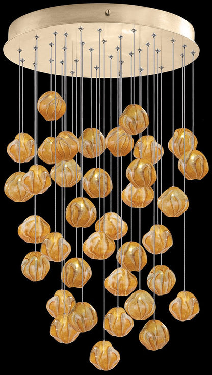 Vesta 36 Light 34" Wide LED Abstract Multi Light Pendant