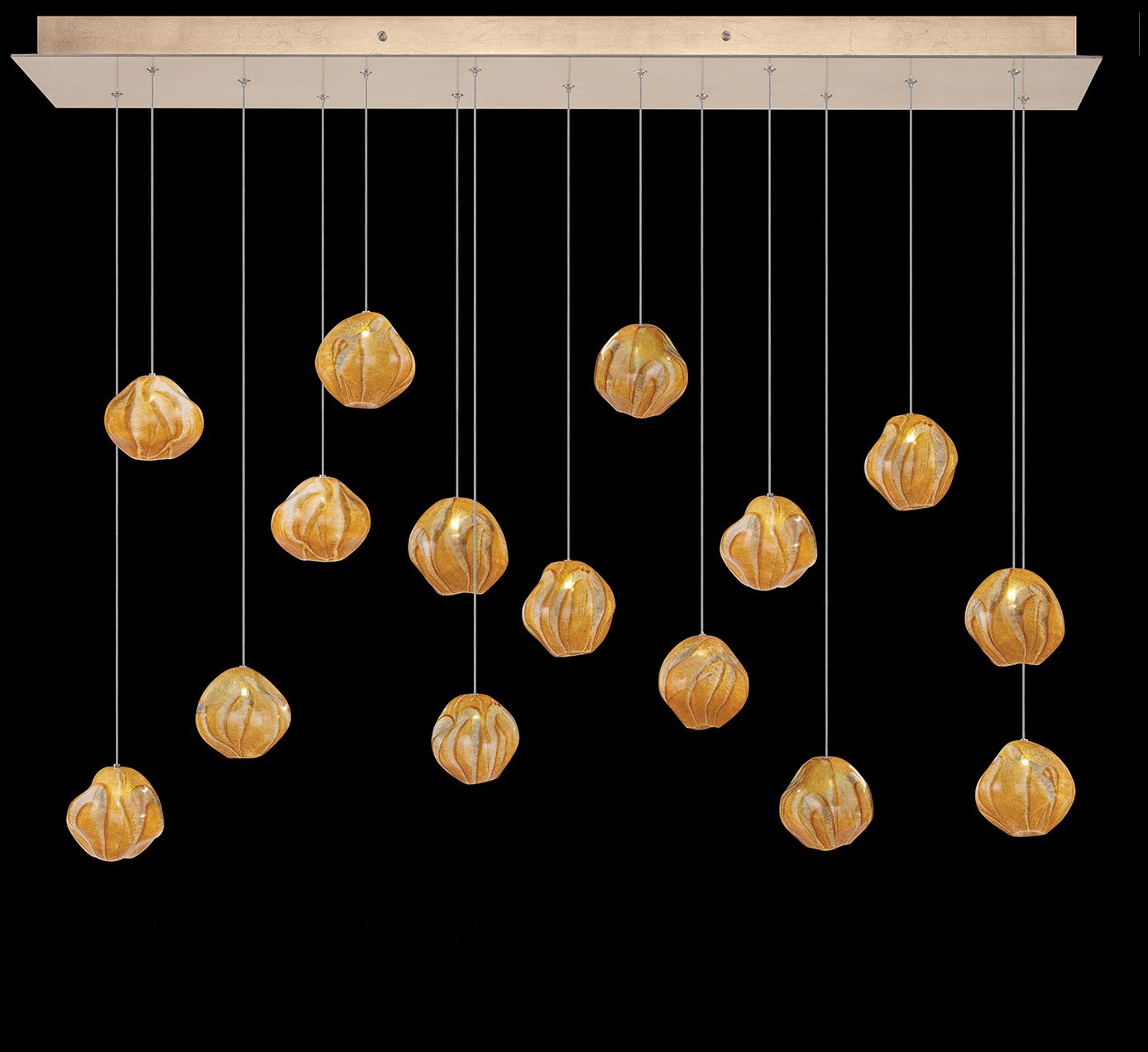 Vesta 15 Light 48" Wide LED Abstract Multi Light Pendant