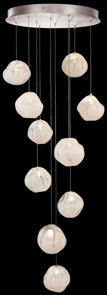 Vesta 10 Light 22" Wide LED Abstract Multi Light Pendant