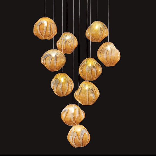 Vesta 10 Light 22" Wide LED Abstract Multi Light Pendant