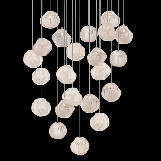 Vesta 22 Light 24" Wide LED Abstract Multi Light Pendant