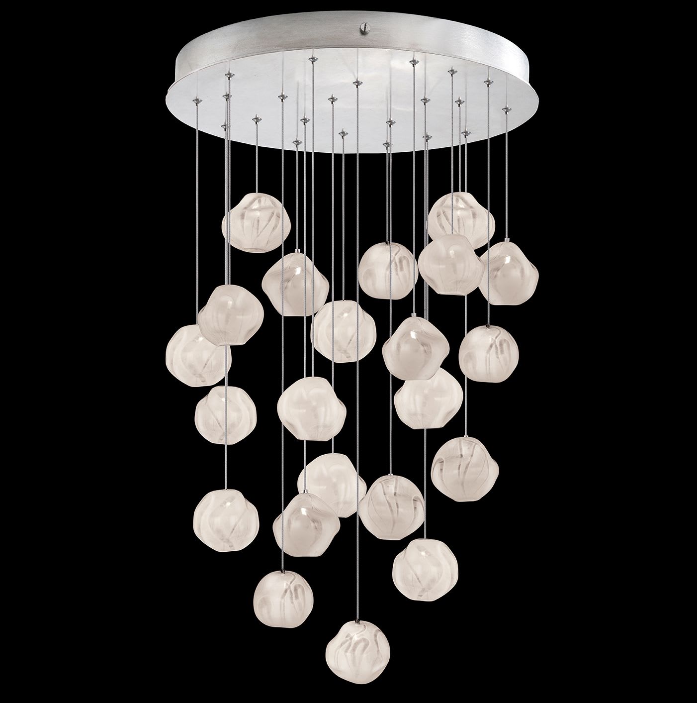 Vesta 22 Light 24" Wide LED Abstract Multi Light Pendant