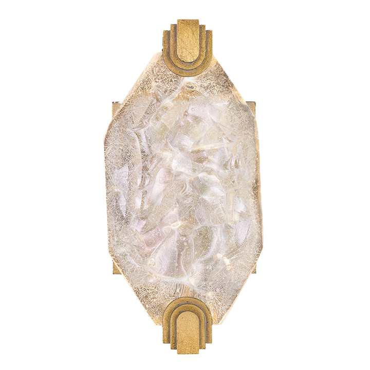 LED Wall Sconce in Gold Leaf Finish from the Allison Paladino Collection