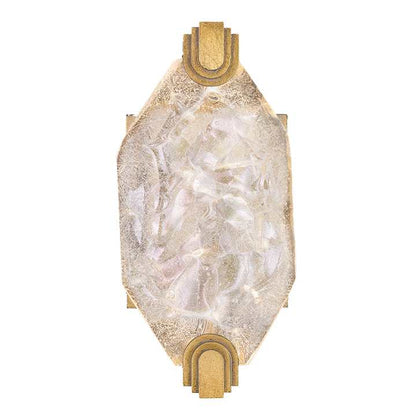 LED Wall Sconce in Gold Leaf Finish from the Allison Paladino Collection