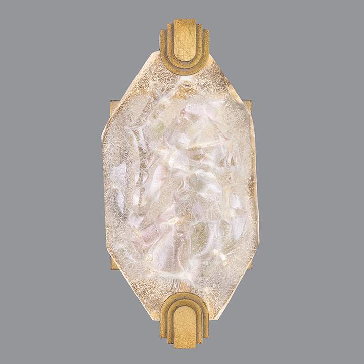 LED Wall Sconce in Gold Leaf Finish from the Allison Paladino Collection