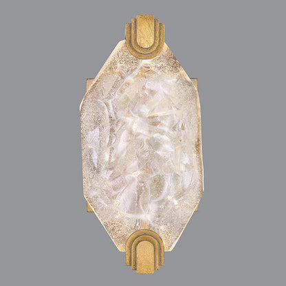 LED Wall Sconce in Gold Leaf Finish from the Allison Paladino Collection