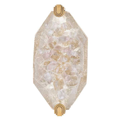 LED Wall Sconce in Gold Leaf Finish from the Allison Paladino Collection