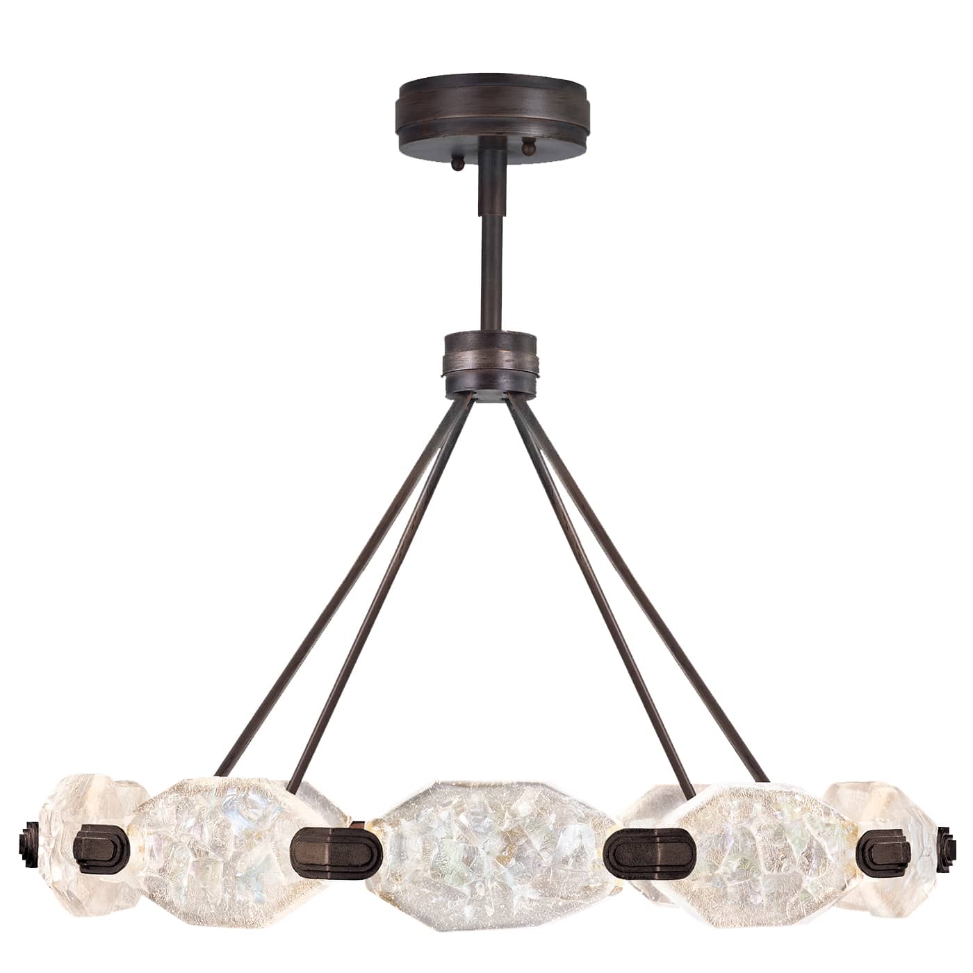 Allison Paladino 20 Light LED Foyer Pendant with Quartz Shades