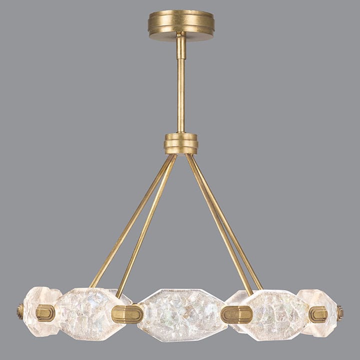 Allison Paladino 20 Light LED Foyer Pendant with Quartz Shades