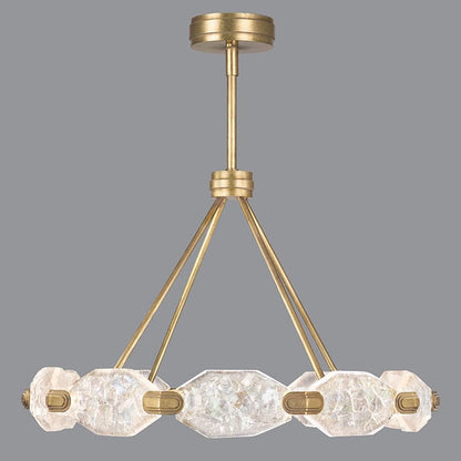 Allison Paladino 20 Light LED Foyer Pendant with Quartz Shades