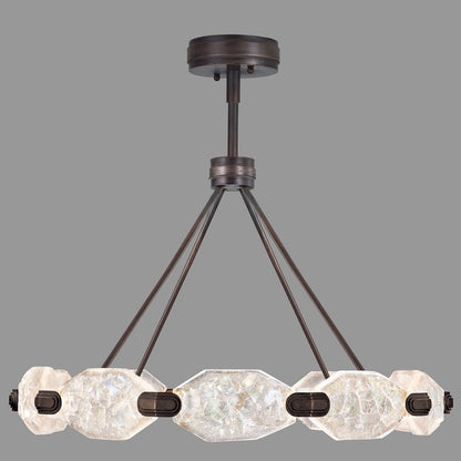 Allison Paladino 20 Light LED Foyer Pendant with Quartz Shades