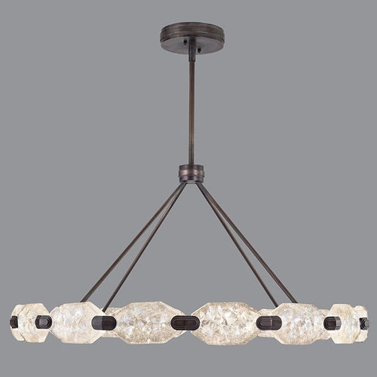 Allison Paladino 32 Light LED Foyer Pendant with Quartz Shades
