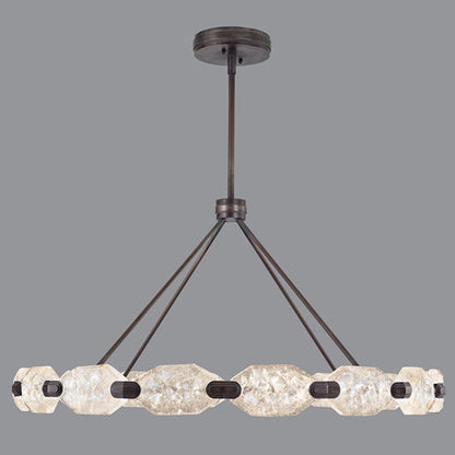 Fine Art Handcrafted Lighting Allison Paladino 32 Light LED Foyer Pendant with Quartz Shades