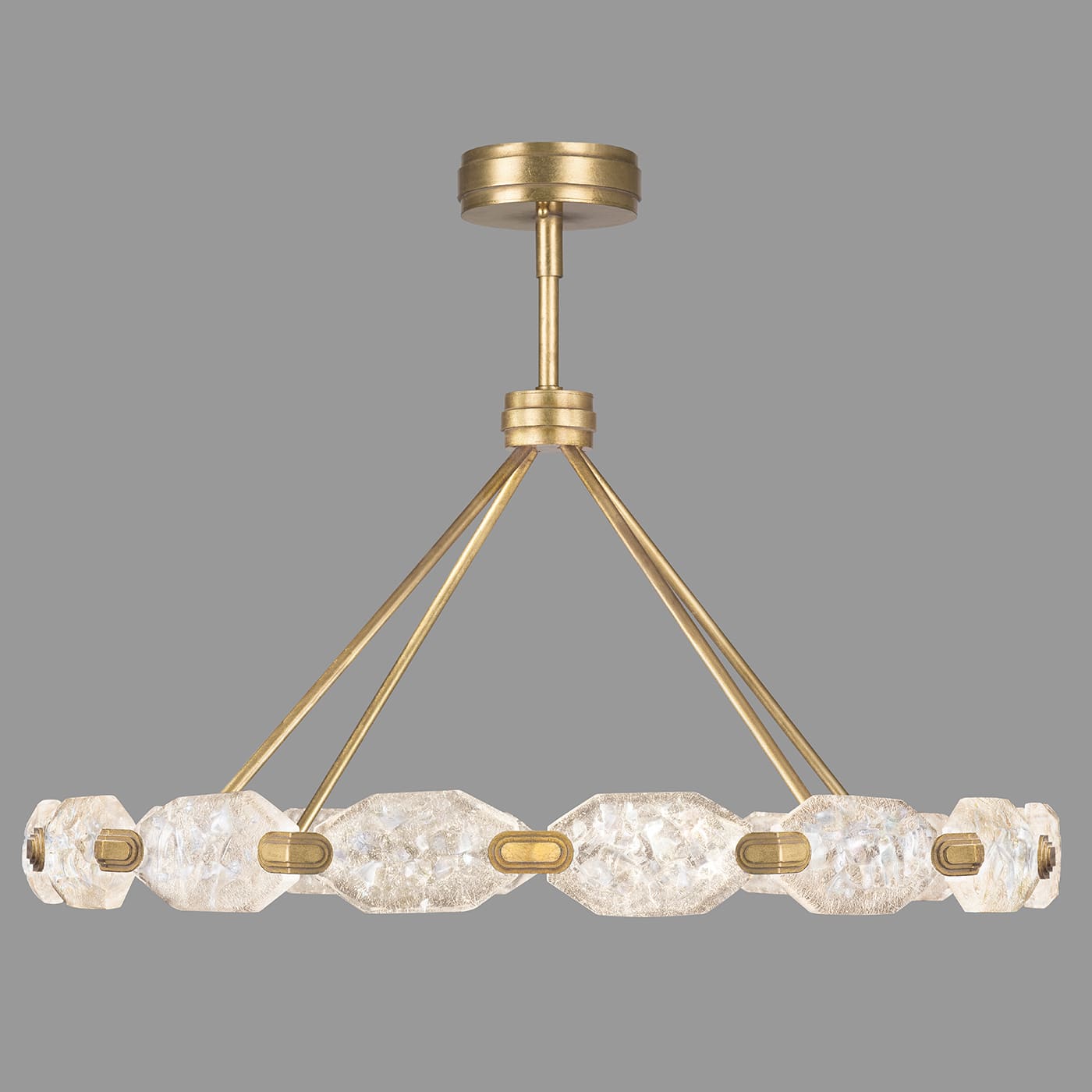 Allison Paladino 32 Light LED Foyer Pendant with Quartz Shades