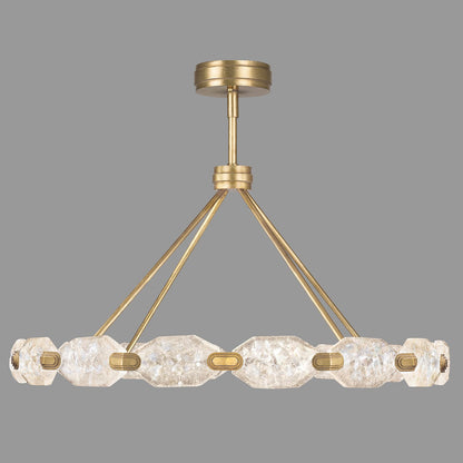 Allison Paladino 32 Light LED Foyer Pendant with Quartz Shades