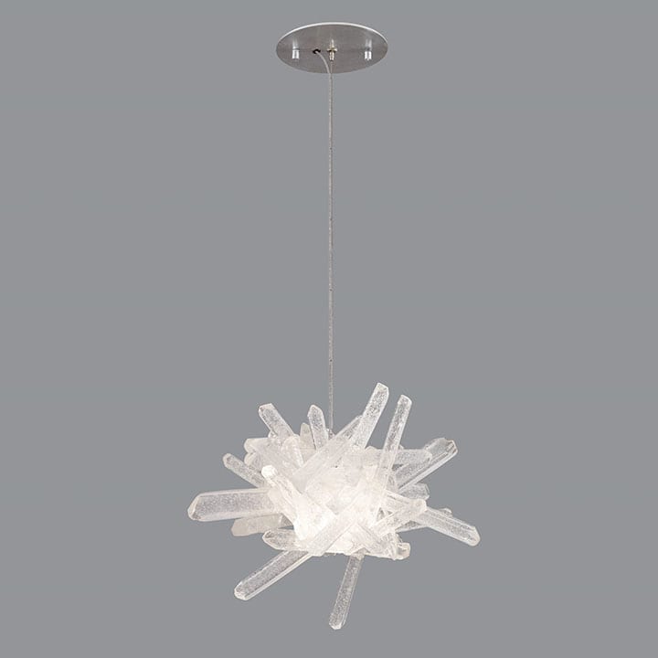 Diamantina 3 Light LED Single Pendant with Quartz Shade
