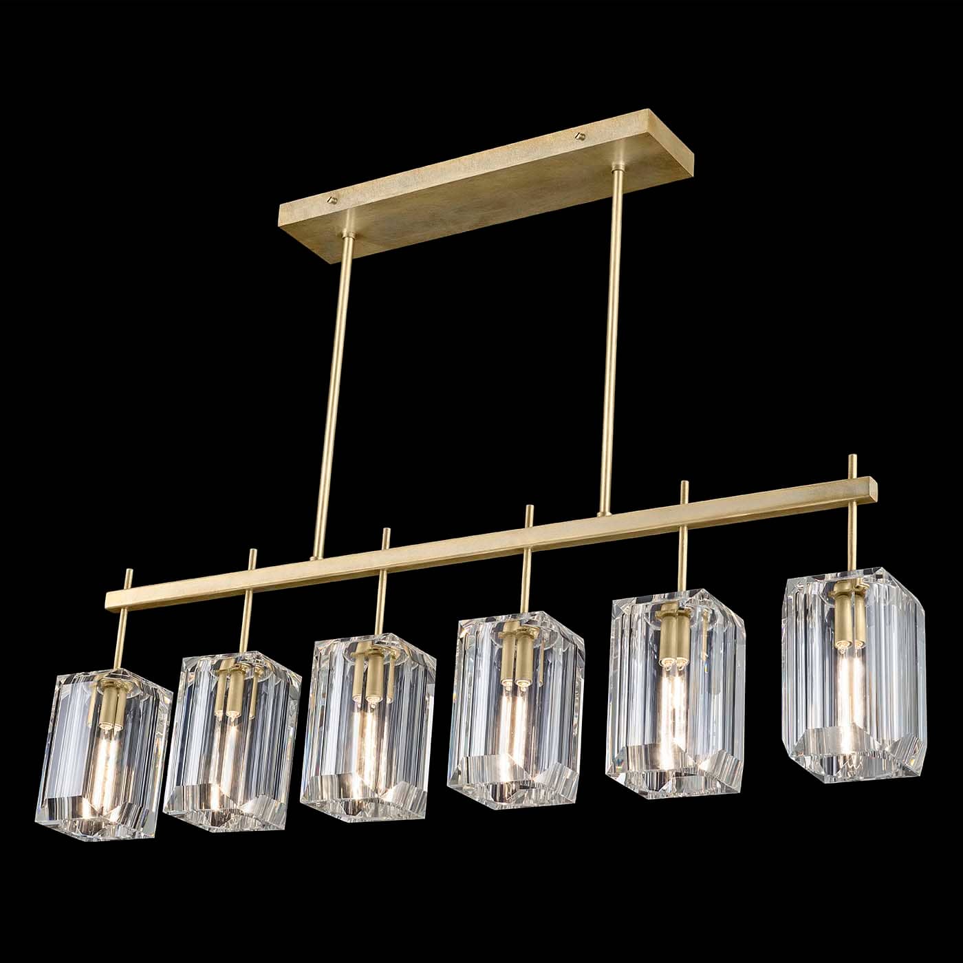 Monceau 6 Light 46-3/4" Wide Linear Chandelier