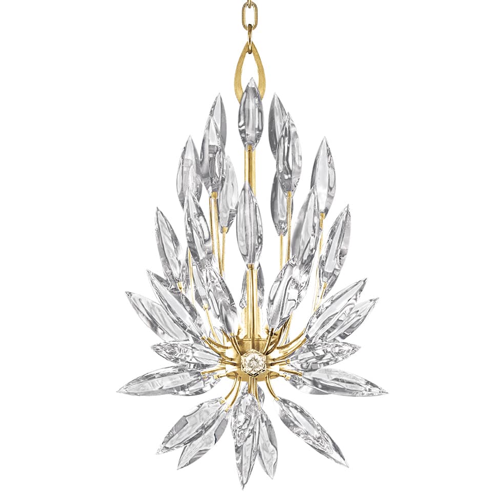 Lily Buds 3 Light 12" Wide Crystal Pendant