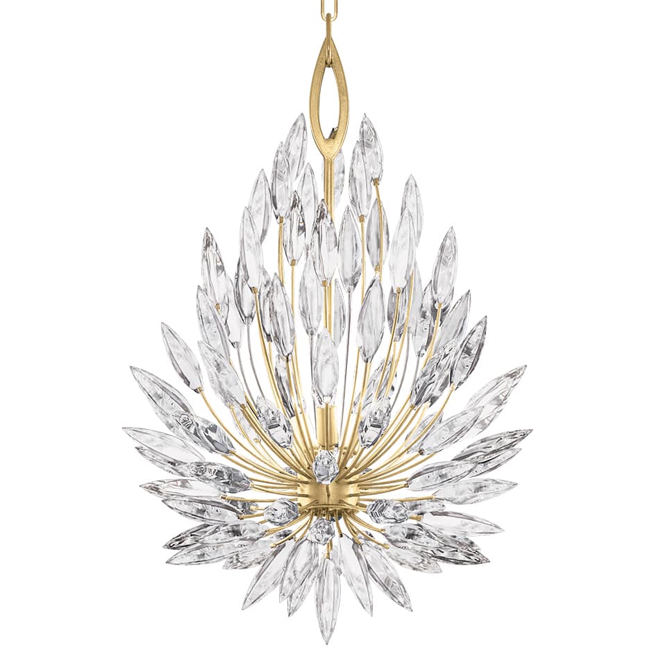 Lily Buds 3 Light 19" Wide Crystal Pendant
