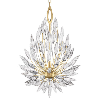 Lily Buds 3 Light 19" Wide Crystal Pendant