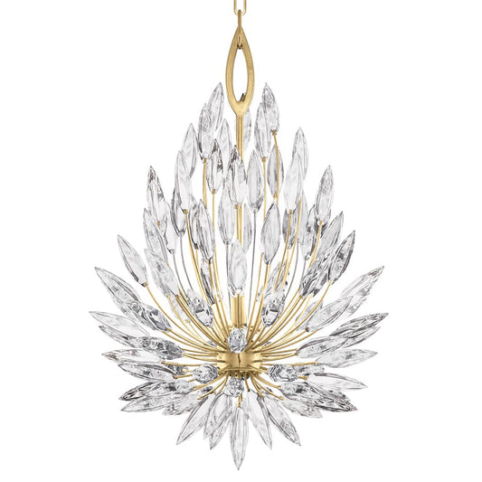 Lily Buds 3 Light 19" Wide Crystal Pendant