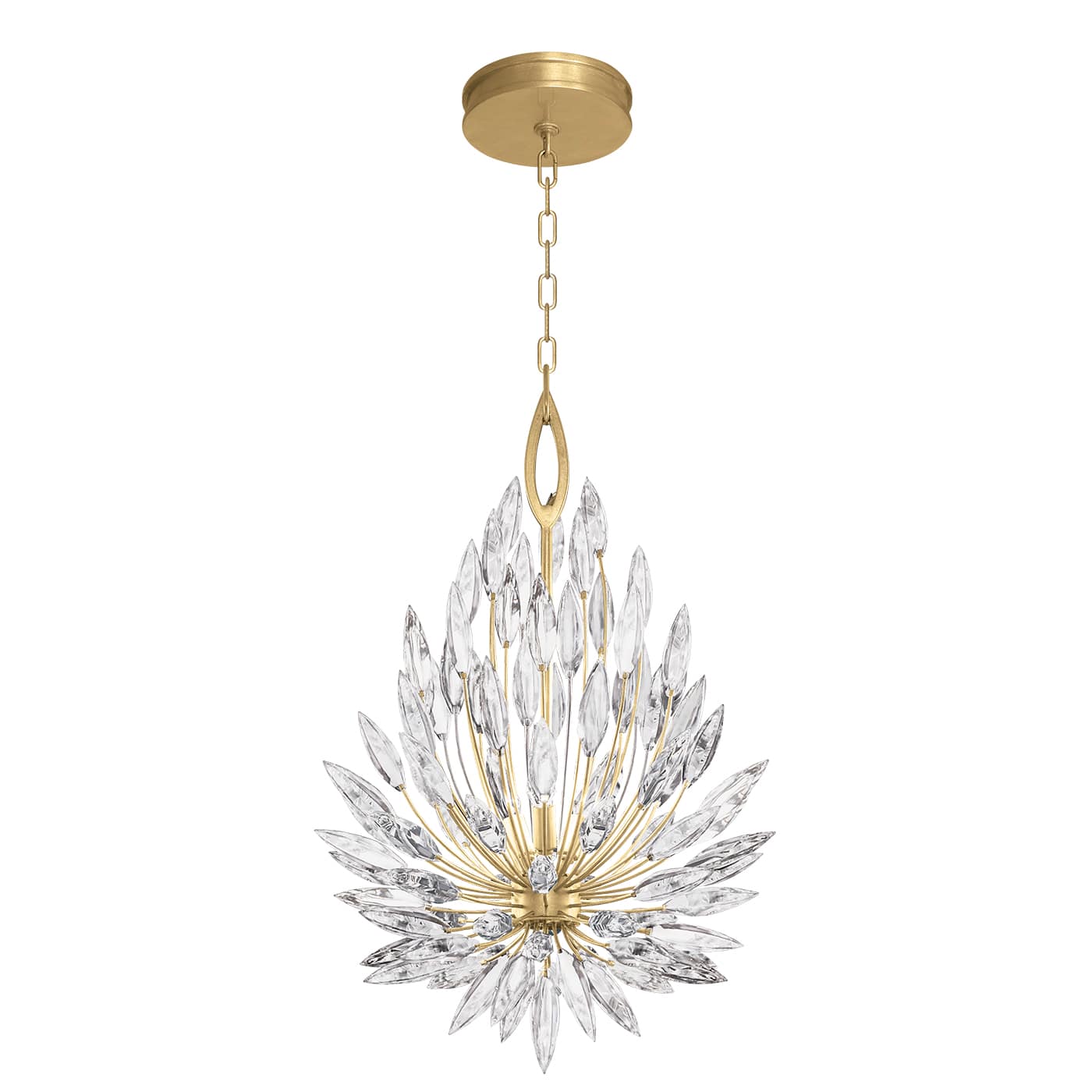 Lily Buds 3 Light 19" Wide Crystal Pendant