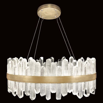 Fine Art Handcrafted Lighting Lior 2 Light 30-1/2" Wide Integrated LED Chandelier