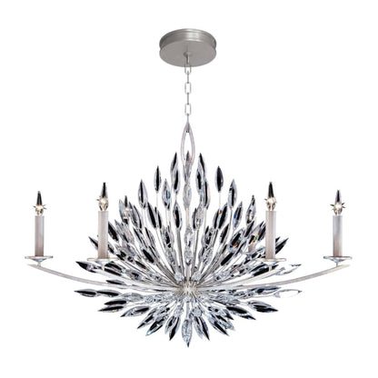 Fine Art Handcrafted Lighting Lily Buds 6 Light 48" Wide Crystal Chandelier
