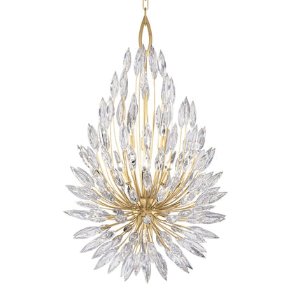 Fine Art Handcrafted Lighting Lily Buds 6 Light 24" Wide Crystal Chandelier