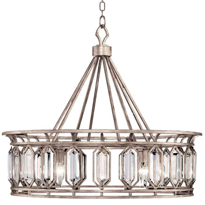 Westminster 8 Light 27-3/4" High Crystal Chandelier