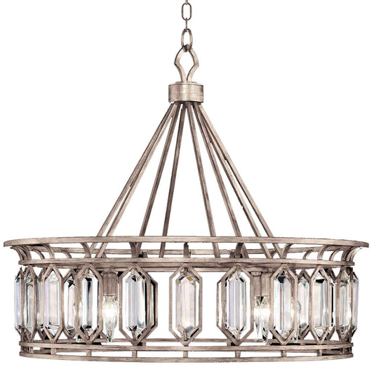 Westminster 8 Light 27-3/4" High Crystal Chandelier