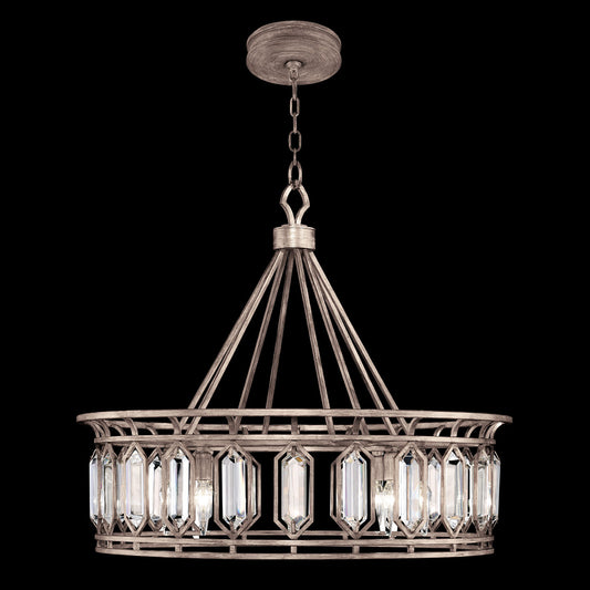 Westminster 8 Light 27-3/4" High Crystal Chandelier