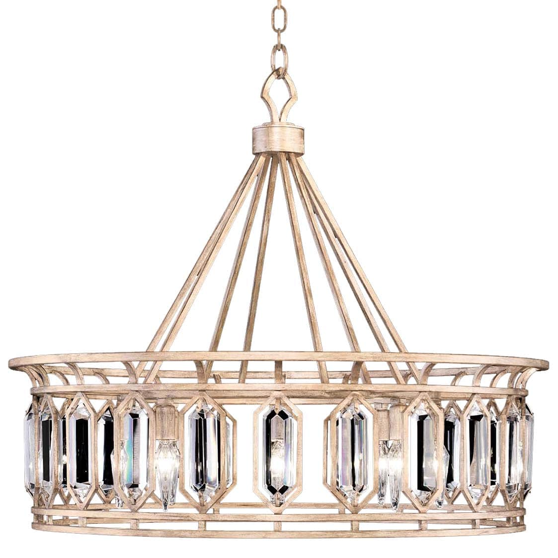 Westminster 8 Light 27-3/4" High Crystal Chandelier