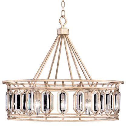 Westminster 8 Light 27-3/4" High Crystal Chandelier