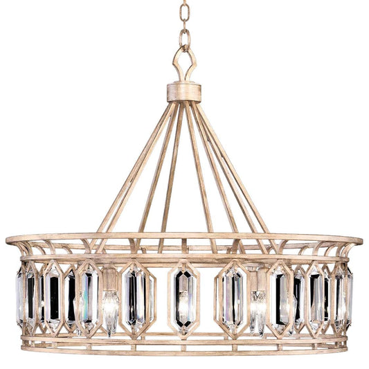 Westminster 8 Light 27-3/4" High Crystal Chandelier