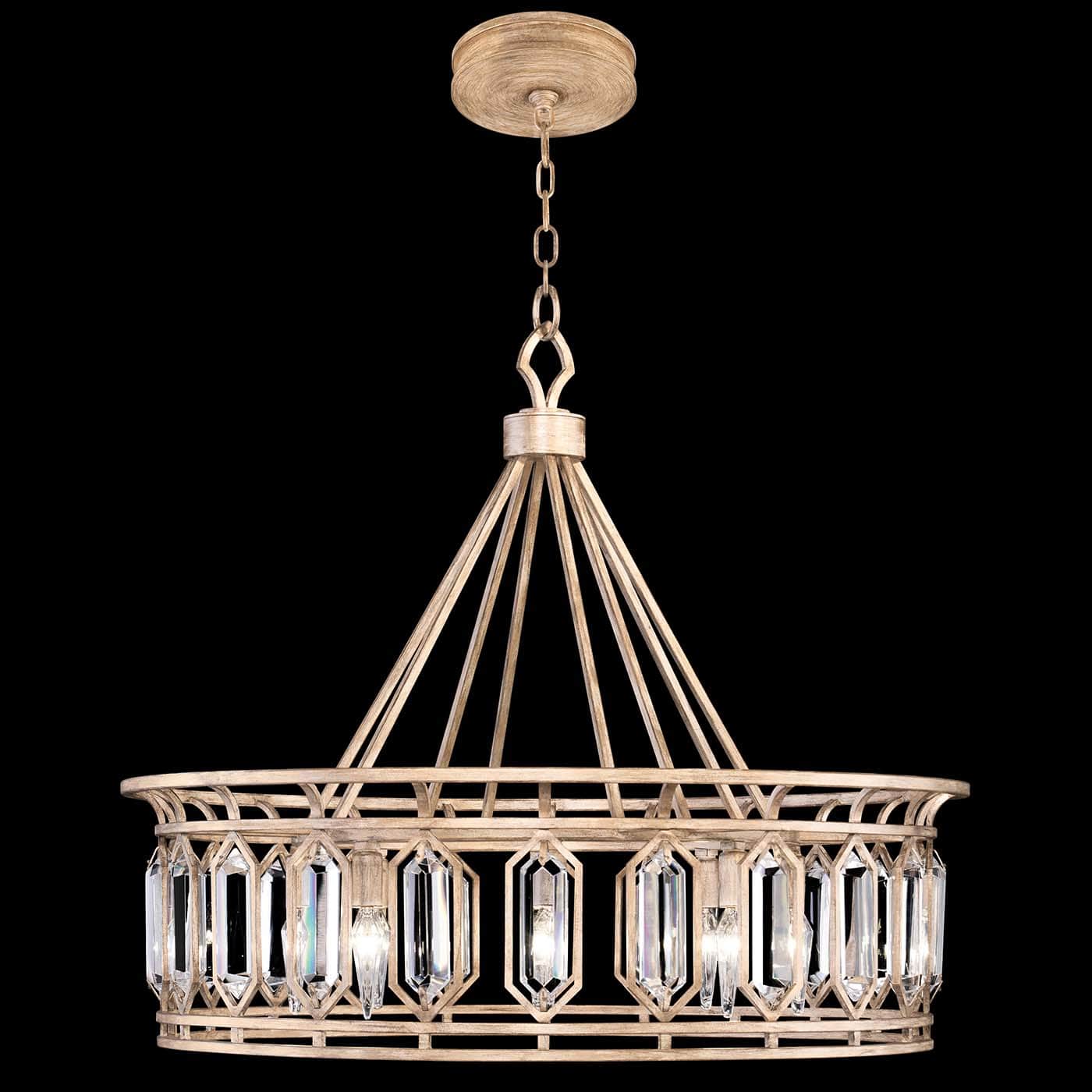 Westminster 8 Light 27-3/4" High Crystal Chandelier