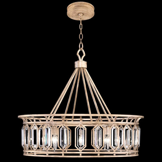 Westminster 8 Light 27-3/4" High Crystal Chandelier