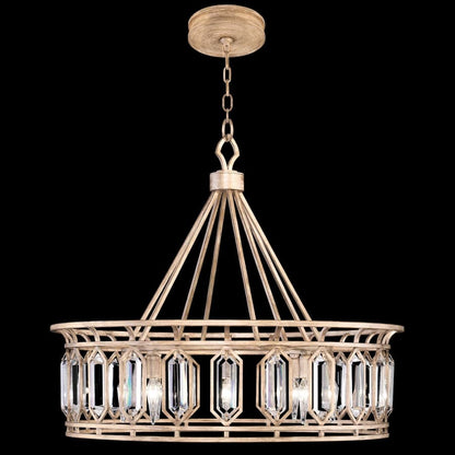 Fine Art Handcrafted Lighting Westminster 8 Light 27-3/4" High Crystal Chandelier