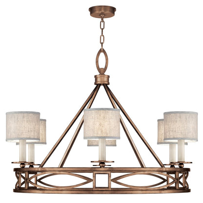 Fine Art Handcrafted Lighting Cienfuegos 6 Light 40" Wide Ring Chandelier