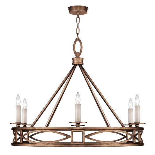 Cienfuegos 6 Light 37-1/2" Wide Taper Candle Chandelier