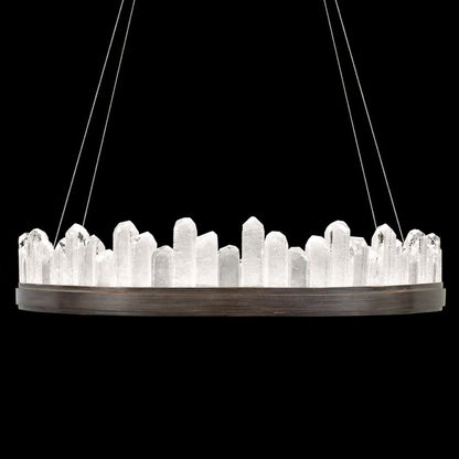Fine Art Handcrafted Lighting Lior 7" High Integrated LED Crystal Chandelier