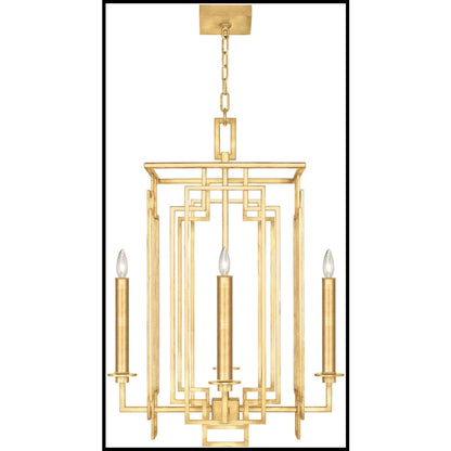 Fine Art Handcrafted Lighting Cienfuegos 4 Light 22" Wide Candle Style Chandelier