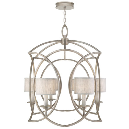 Fine Art Handcrafted Lighting Cienfuegos 6 Light 30-1/2" Wide Chandelier with Fabric Shades